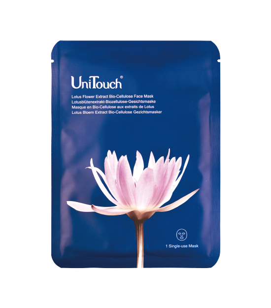 UniTouch Lotus Flower Extract Bio-Cellulose Face Mask