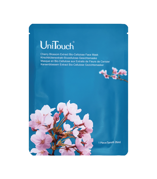UniTouch Cherry Blossom Extract Bio-Cellulose Face Mask