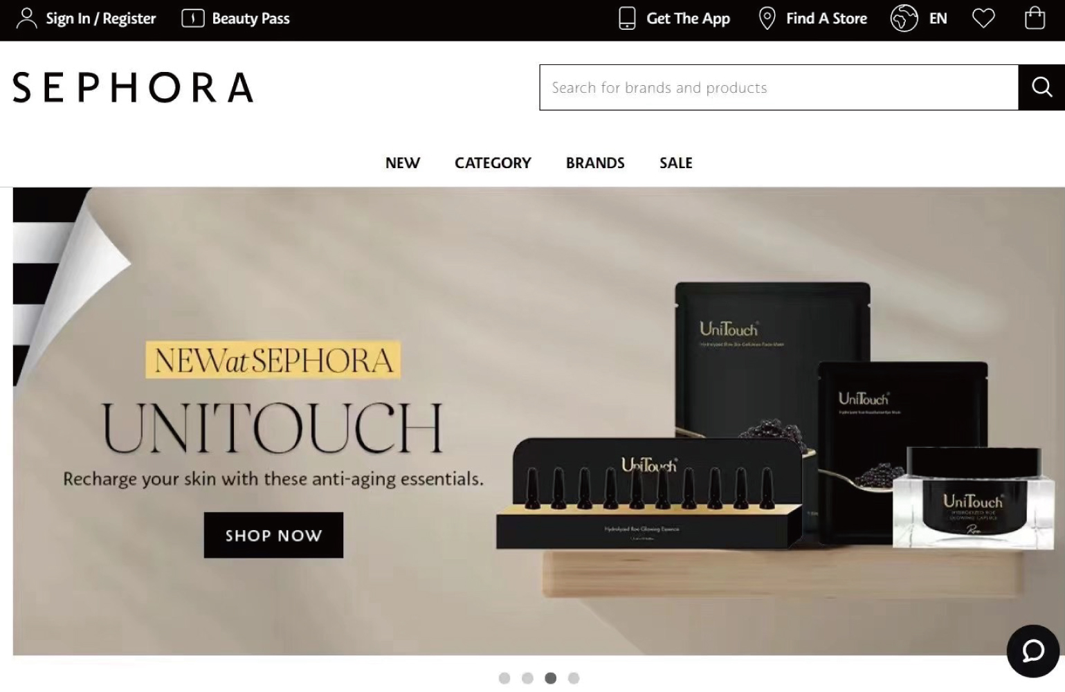 Caviar Skincare Line by Unitouch Simultaneously Sold at Department Stores Owned by LVMH