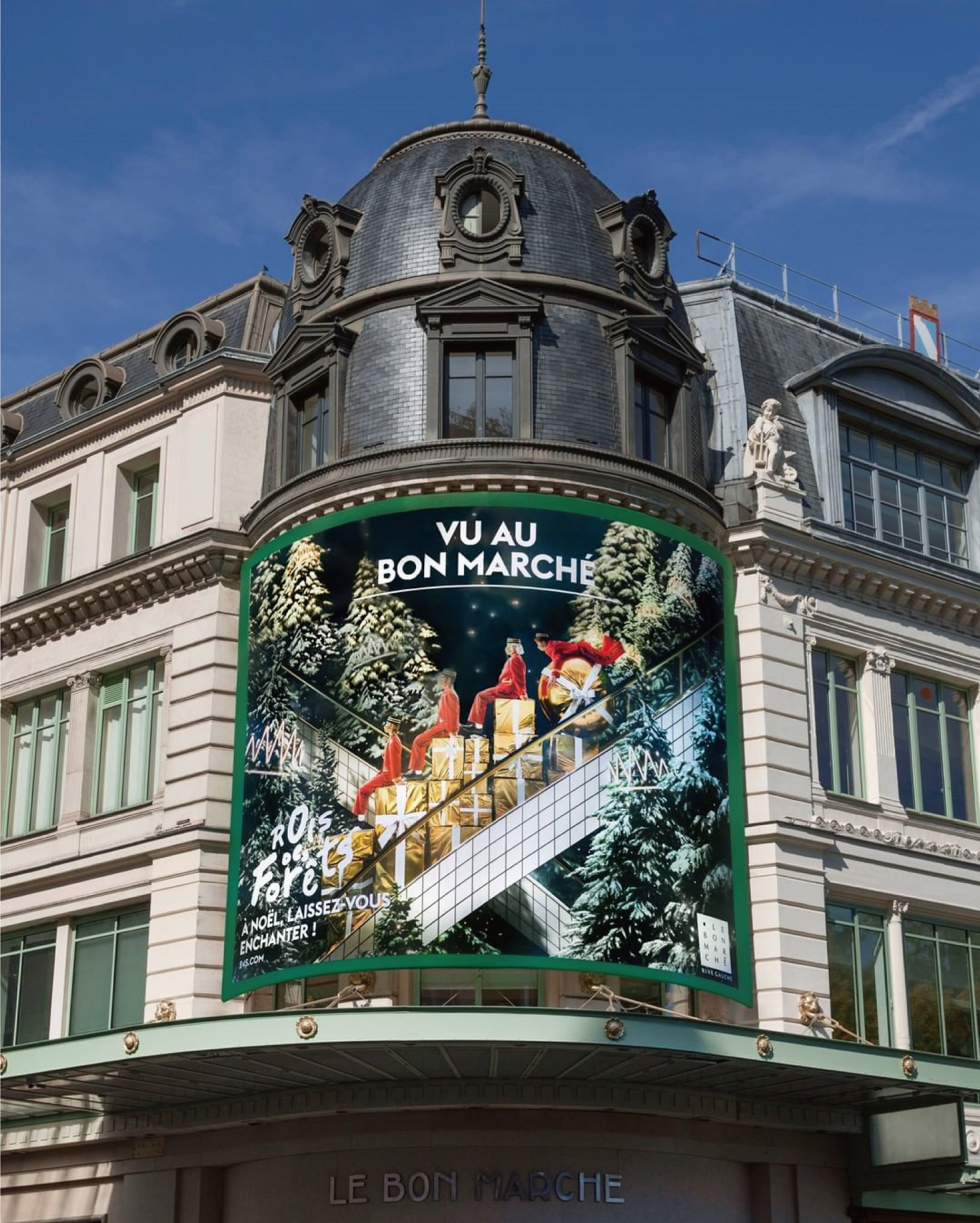 How to See Christmas at Paris Le Bon Marché Rive Gauche